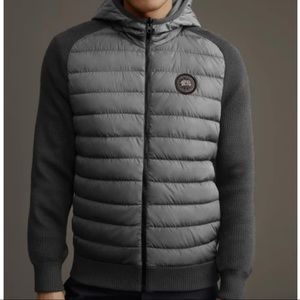 🔺SOLD🔺CANADA GOOSE HYBRIDGE KNIT REVERSIBLE HOODY BLACK LABEL